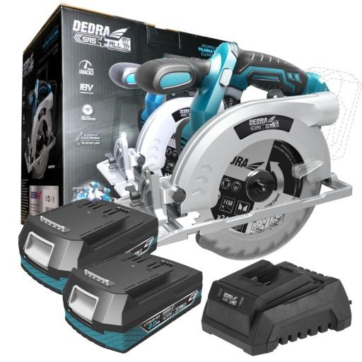 РУЧНА ЦИРКУЛЯРНА ПИЛА 2x2Ah DED7064 18V SAS+ALL