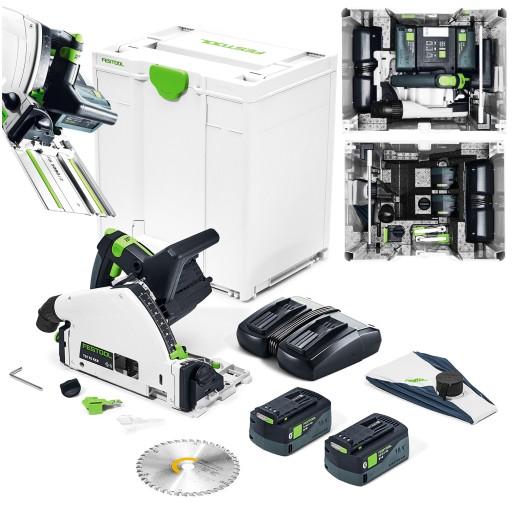 ВІДРІЗНА ПИЛА FESTOOL TSC 55 5.0 KEBI-Plus/XL ЦИРКУЛЯРНА ПИЛА 2xAKU