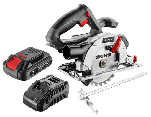 ЦИРКУЛЯРНАЯ ПИЛА ГРАФИТ 58G008 + АККУМУЛЯТОР 2Ач