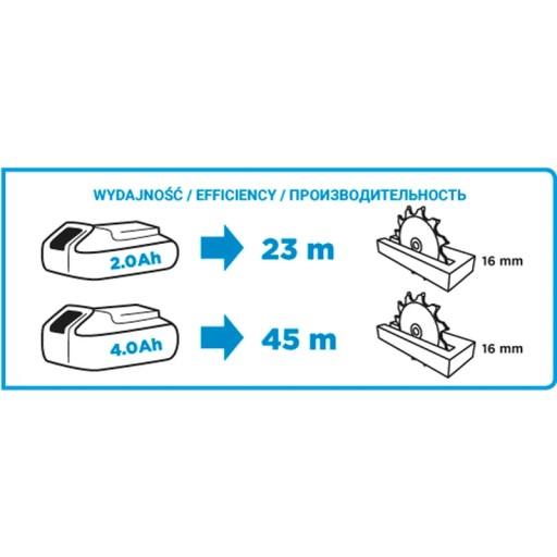 АККУМУЛЯТОРНАЯ ЦИРКУЛЯРНАЯ ПИЛА. ENERGY+ 18V LI-ION БЕЗ АККУМУЛЯТОРА. 150 мм