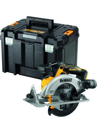 АКУМУЛЯТОРНА ЦИРКУЛЯРНА ПИЛА 165MM XR BL 18V 0*AH T-STAK