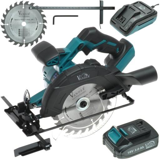 АКУМУЛЯТОРНА ЦИРКУЛЯРНА ПИЛА 18V 165mm + акумулятор 2Ah