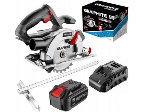 АККУМУЛЯТОРНАЯ ЦИРКУЛЯРНАЯ ПИЛА ГРАФИТ 18В 4Ач