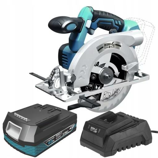 БЕСЩЕТОЧНАЯ ЦИРКУЛЯРНАЯ ПИЛА DED7164 DEDRA +2AH