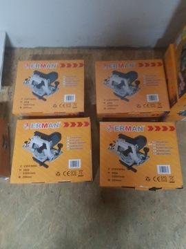 ЦИРКУЛЬНА ПИЛА РУЧНА ERMAN 2в1 + Кріплення + ДИСКИ