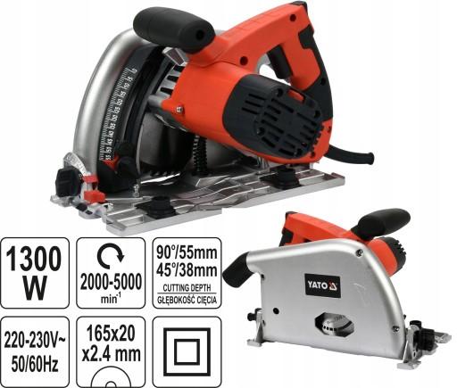 ВЕРСТАТ ДЛЯ РОЗПИЛКИ ДОШОК 165MM 1300W YATO!