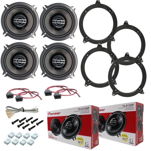 Динаміки PIONEER 4шт для BMW 3 E46 SEDAN COUPE передні та задні проставки