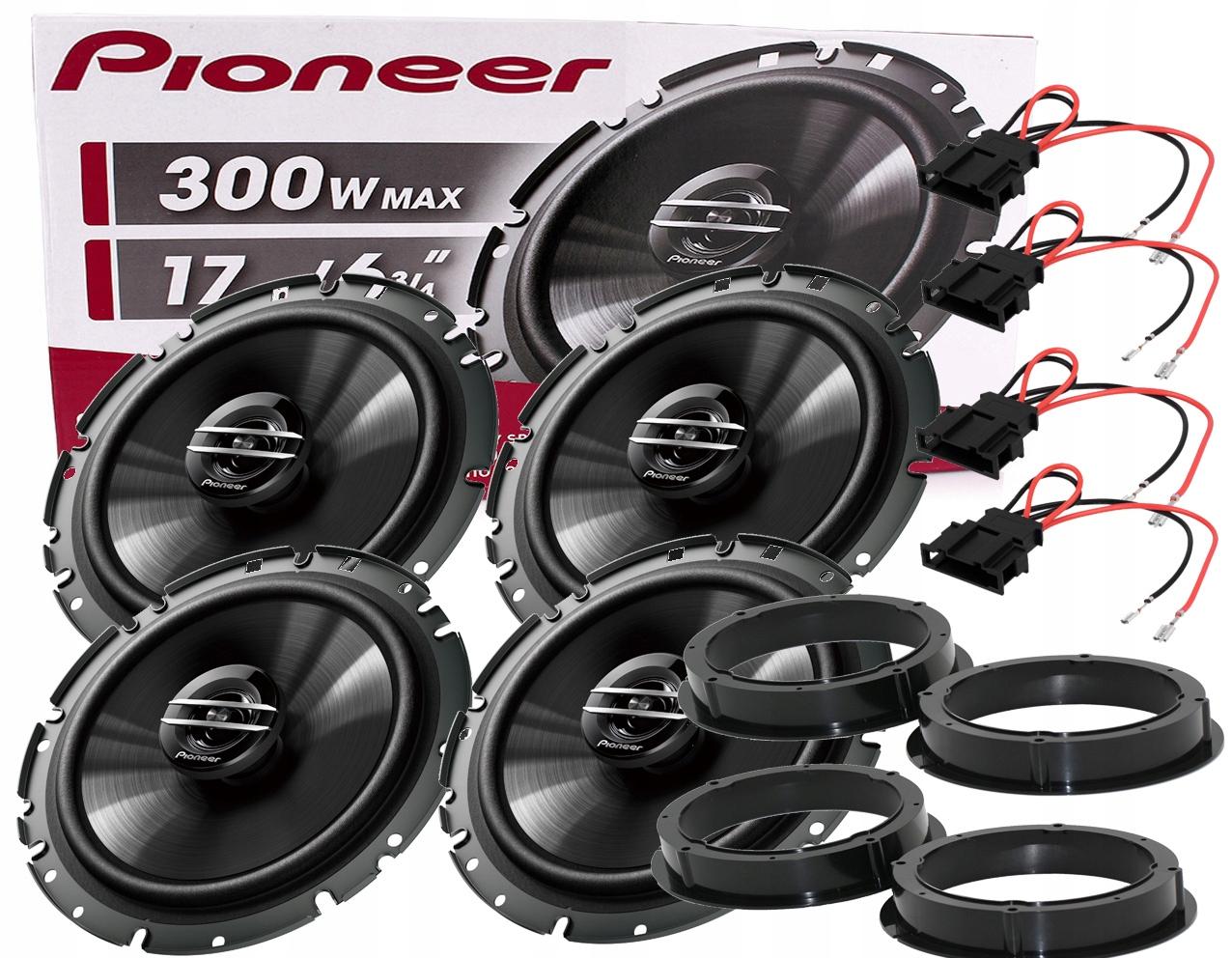 PIONEER КОЛОНКИ 2-DR VW JETTA SHARAN ПЕРЕДНЯ ЗАДНЯ
