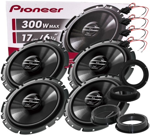 PIONEER 2D ДИНАМКИ VW TIGUAN TOURAN GOLF 5 JETTA 5 SKODA OCTAVIA ПЕРЕД + ЗАД