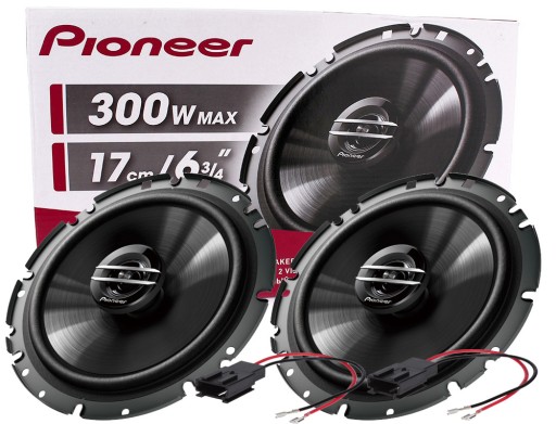 Pioneer колонки 300W PEUGEOT 206 207 307 CITROEN C2 C3 Xsara Picasso спереду