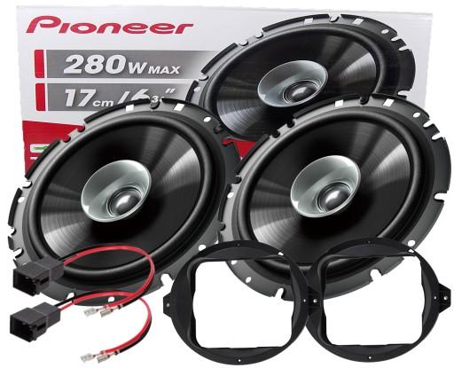 Pioneer колонки AUDI A3 8L A4 B5 AVANT TT 8N сзади
