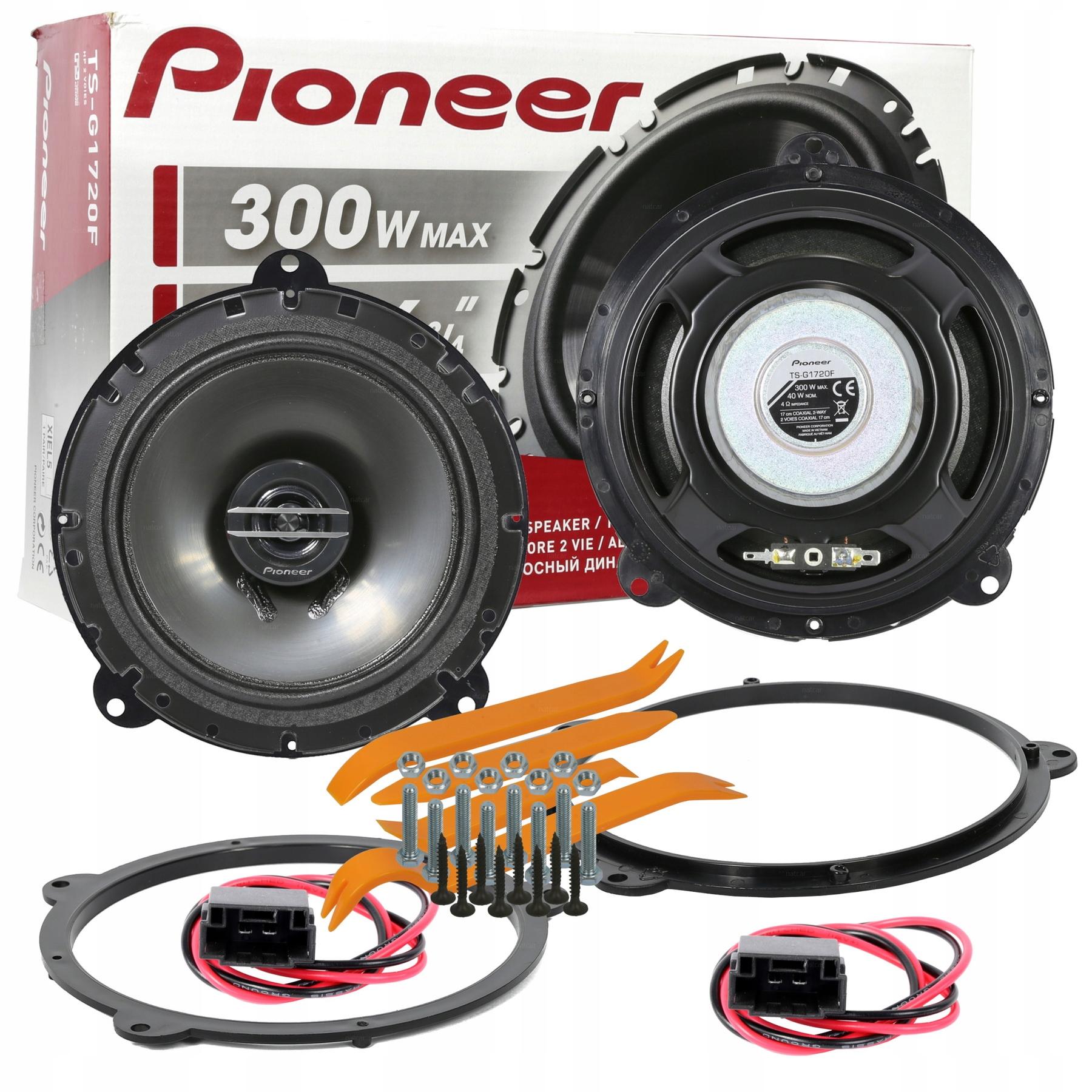 Pioneer динамики BMW 3 E46 передние распорки