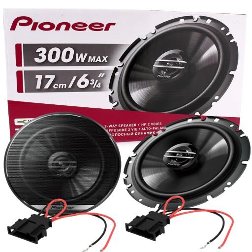 PIONEER двухполосные колонки VW PASSAT B6 CC спереди