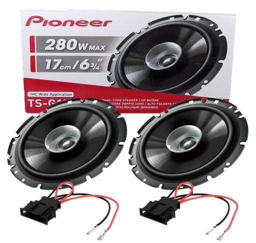 Pioneer колонки VW PASSAT B6 B7 CC Alltrack спереди