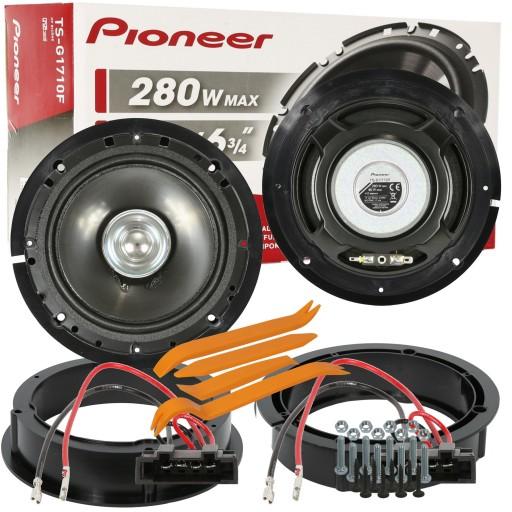 PIONEER КОЛОНКИ VW POLO 9N 9N3 5 6R СПЕРЕДИ И СЗАДИ