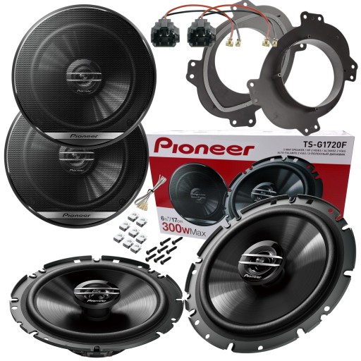 Проставки автомобільної колонки PIONEER для ISUZU D-MAX 2 FRONT