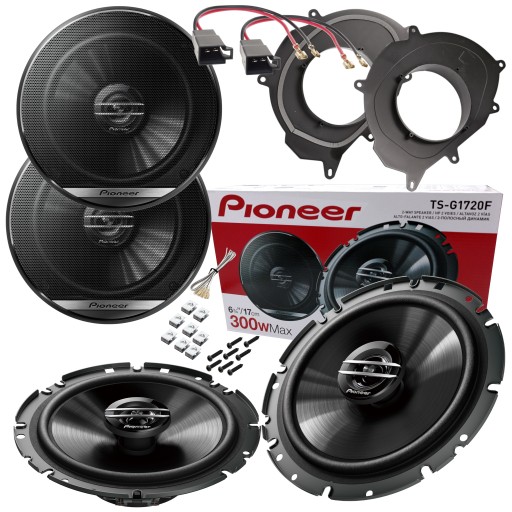 Проставки автомобільної колонки PIONEER для Renault Clio 4 IV 16.5см