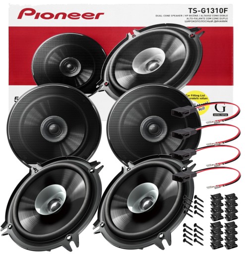 МОЩНЫЕ ДИНАМИКИ PIONEER RENAULT SCENIC 2 ESPACE MODUS VELSATIS ПЕРЕДНЯЯ + ЗАДНЯЯ