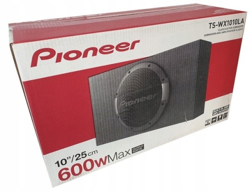 PIONEER TS-WX1010LA 25CM АВТОМОБІЛЬНИЙ САБВУФЕР POWER 1200 box