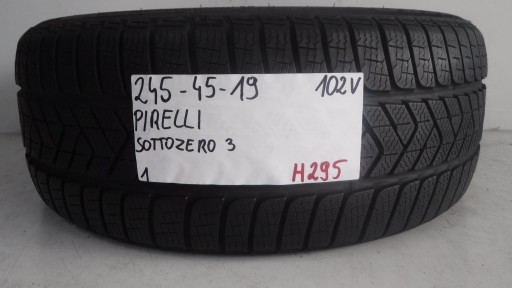 PIRELLI WINTER SOTTOZERO SERIE 3 III 245/45/19 102