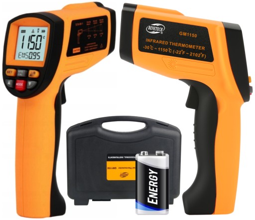 ПІРОМЕТР БЕЗКОНТАКТНИЙ ЛАЗЕРНИЙ ТЕРМОМЕТР БЕЗКОНТАКТНИЙ -30 + 1150