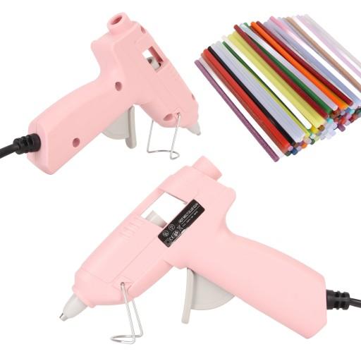 КЛЕЄВИЙ ПІСТОЛЕТ 7MM GLUER + НАБІР 100 КОЛЬОРОВИХ КЛЕЄВИХ ПАЛИЧОК