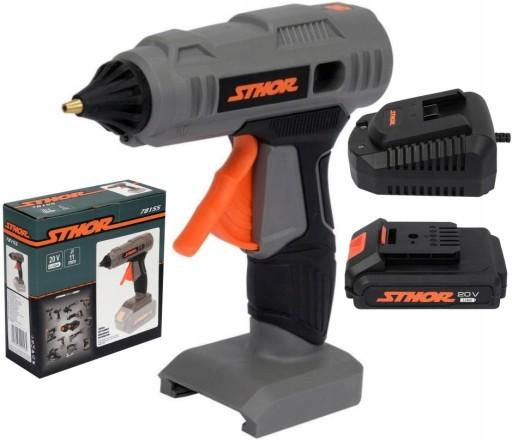 11ММ АКУМУЛЯТОРНИЙ КЛЕЄВИЙ ПІСТОЛЕТ. 20В СТОР +2Аг