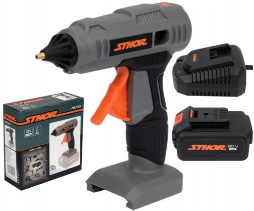 11ММ АКУМУЛЯТОРНИЙ КЛЕЄВИЙ ПІСТОЛЕТ. 20В СТОР +4Аг