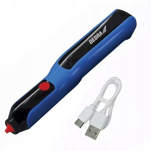 ГАРЯЧИЙ КЛЕЄВИЙ ПІСТОЛЕТ DEDRA DED7547 4V 7-8MM