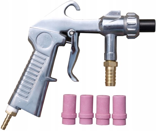 ПЕСКОСТРОЙНЫЙ ПИСТОЛЕТ, ПЕСКОСТРОЙНАЯ МАШИНА, 5 НАСАДОК