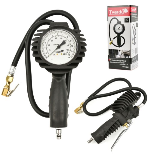 ПІСТОЛЕТ ДЛЯ НАКАЧУВАННЯ КОЛІС 12 БАР МАНОМЕТР
