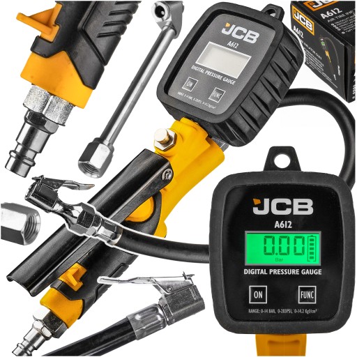 НАСОСНОЕ КОЛЕСО ПИСТОЛЕТ ЦИФРОВОЙ ЖК-ДИСПЛЕЙ МАНОМЕТР НАСОС 0-14 БАР JCB