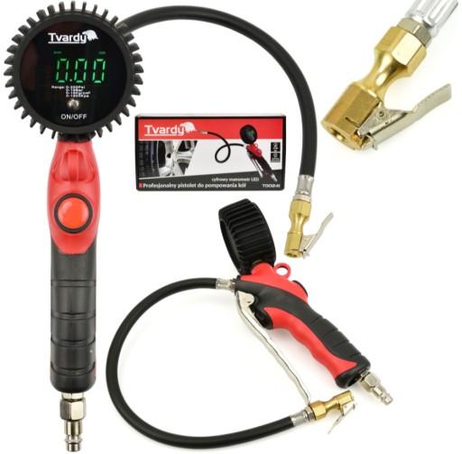 РК-ПІСТОЛЕТ ДЛЯ НАДУВАННЯ КОЛІС З МАНОМЕТРОМ TVARDY