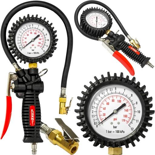 ПНЕВМАТИЧНИЙ ПІСТОЛЕТ НАКАЧУВАННЯ ШИН З НАСОСОМ КОМПРЕСОРНОГО МАНОМЕТРУ