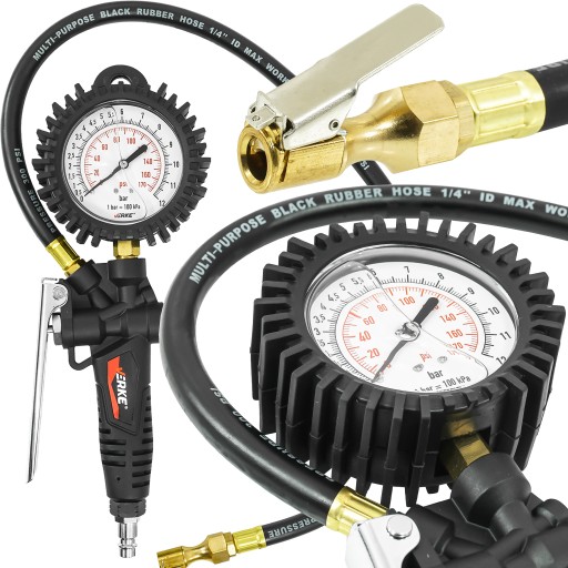 ПНЕВМАТИЧЕСКИЙ ПИСТОЛЕТ ДЛЯ НАКАЧКИ ШИН С МАНОМЕТРОМ КОМПРЕССОРА