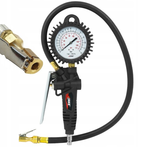 ПИСТОЛЕТ ДЛЯ НАКАЧКИ ШИН С МАНОМЕТРОМ ПНЕВМАТИЧЕСКИЙ КОМПРЕССОР 12 БАР