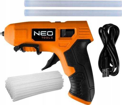 КЛЕЄВИЙ ПІСТОЛЕТ 11мм 4V CORDLESS USB NEO + 5кг