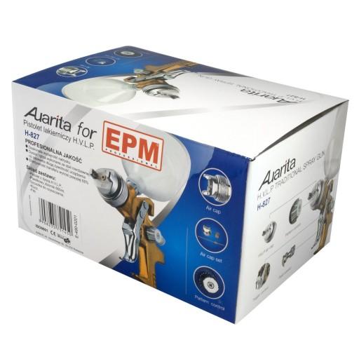 Фарбовий пістолет H.V.L.P AURITA H-827 600 мл 2.0