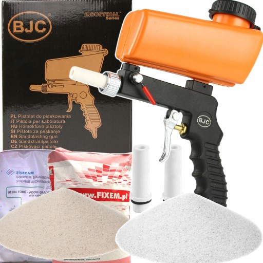 СОДА ПЕСОК МИГАЮЩИЙ ПИСТОЛЕТ ПЕСОК Набор для струйной обработки СОДА ПЕСОК