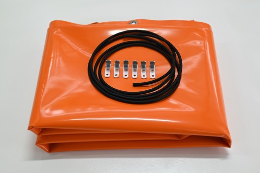 Брезент для разбрасывателя AMAZONE ZAF ZAX ZA-F ZA - X резина + крючки