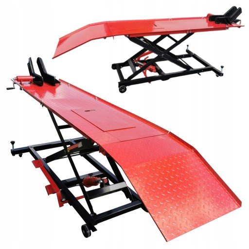ПЛАТФОРМА ДЛЯ МОТОЦИКЛА ПІДІЙНИК ПЛАТФОРМА ДОВГА 260см 450кг КОЛЕСА