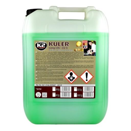 KULER РІДИНА ДЛЯ РАДІАТОРІВ 20Л -35 ЗЕЛЕНА