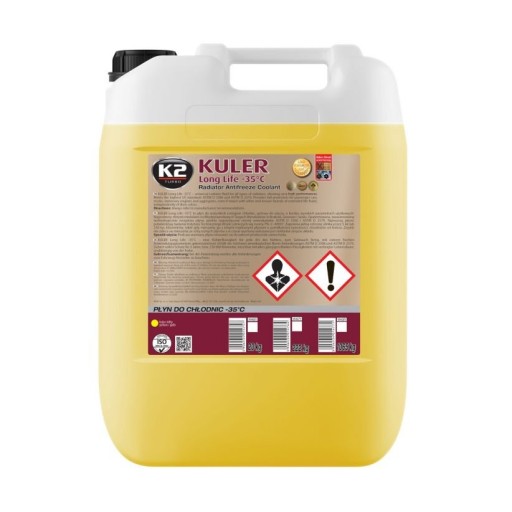 ОХОЛОДЖУЮЧА РІДИНА KULER 20L -35 ЖОВТИЙ