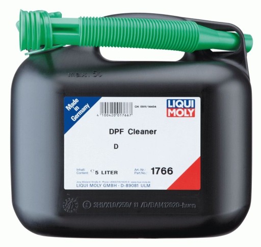 МЕТОД ВПРЫСКА ОЧИСТЯЩЕЙ ЖИДКОСТИ DPF. 5L 1766 LIQUI MOLY Liqui Moly DPF/fap