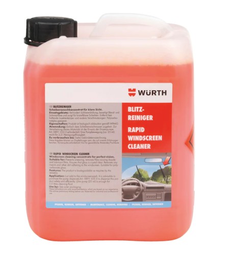 ОМИВАЮЧА РІДИНА ЛІТНІЙ КОНЦЕНТРАТ 5Л. WURTH