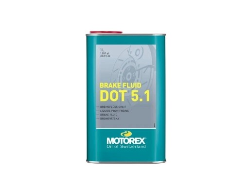 MOTOREX DOT 5.1 ТОРМОЗНАЯ ЖИДКОСТЬ ОРИГИНАЛЬНЫЙ ОБЪЕМ 1 ЛИТР 1000 МЛ