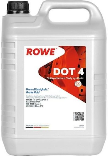 ТОРМОЗНАЯ ЖИДКОСТЬ ROWE HIGHTEC DOT 4 5L