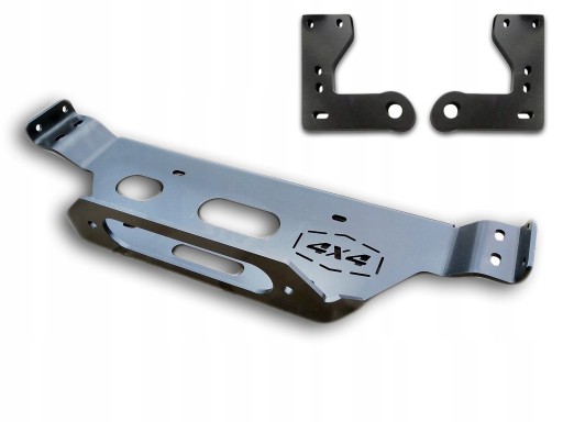 СТАЛЬНАЯ НАКЛАДКА ЛЕБЕДКИ В БАМПЕРЕ SUZUKI JIMNY 1.3 НАКЛАДКА ЛЕБЕДКИ