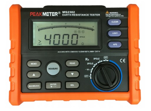 Вимірювач опору заземлення PM2302 MS2302