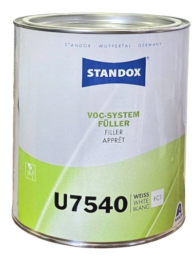 БЕЛАЯ АКРИЛОВАЯ ГРУНТОВКА STANDOX VOC System FULLER 7540 3,5 л